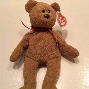 Rare Ty Curly Beanie Baby Errors 4th Gen PVC 1993